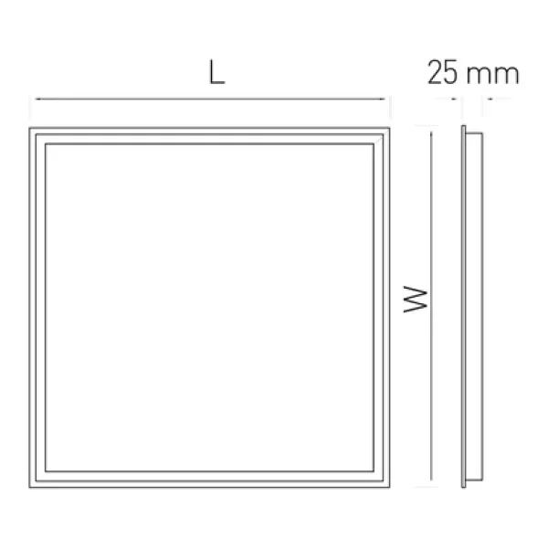 Cata Clip-In Ct-5286 25 W LED Panel Armatür - Görsel 6