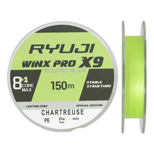 Ryuji Winx Pro 9x 150 M 0.14 Mm 10.2 Kg Chartreuse İp Misina - Görsel 3