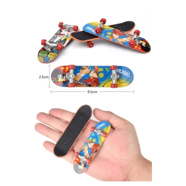 Mini Parmak Kaykay 2'li Sök Tak Aksesuarlı 3+ Yaş - Görsel 3