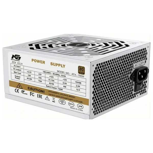 Next Gaming Alpha Neon Argb Fanlı 750 W Beyaz Atx Oyuncu Kasası - Görsel 4