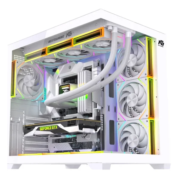 Next Gaming Alpha Neon Argb Fanlı 750 W Beyaz Atx Oyuncu Kasası - Görsel 5