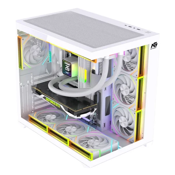 Next Gaming Alpha Neon Argb Fanlı 750 W Beyaz Atx Oyuncu Kasası - Görsel 3