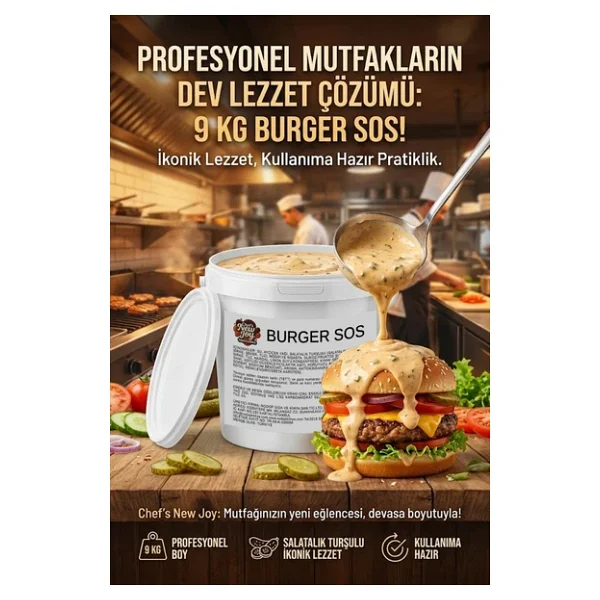 Burger Sos 9 Kg Sıvı Sos - Görsel 2
