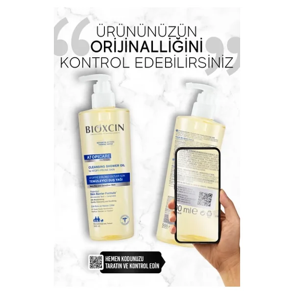 Bioxcin Atopicare Temizleyici Duş Yağı 500 Ml - Görsel 4