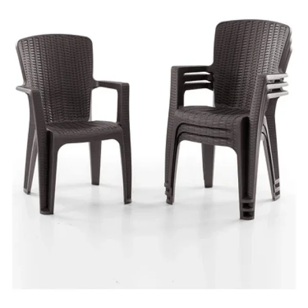 Evdemo Side 6 Kişilik Rattan Bahçe & Balkon Takımı - Görsel 3