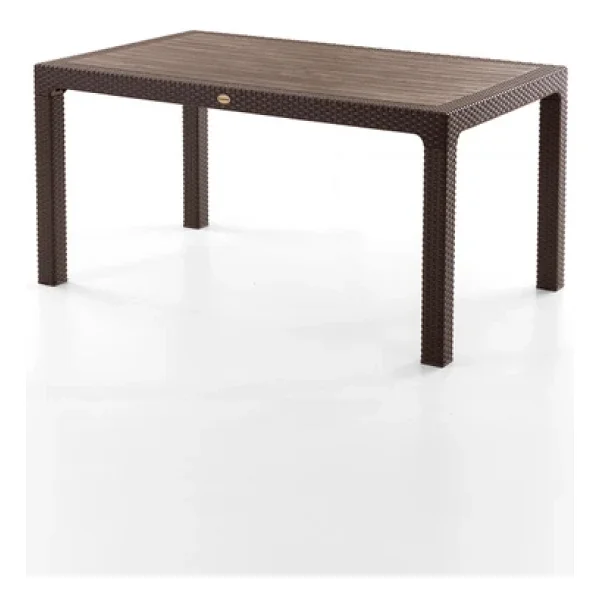 Evdemo Rattan 90x150 Cm Bahçe Masası - Görsel 3