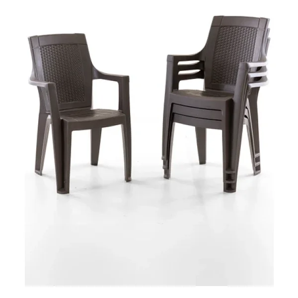 Evdemo Efes 6 Kişilik Rattan Bahçe & Balkon Takımı - Görsel 2