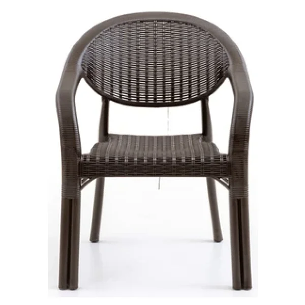 Evdemo Bamboo 4'lü Rattan Bahçe Sandalyesi - Görsel 2