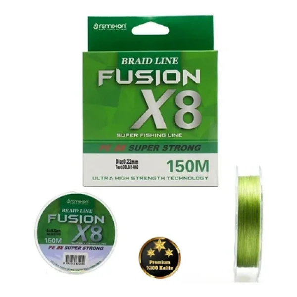 Remixon Fusion 8x 150 M 0.18 Mm 10 Kg İp Misina - Görsel 5