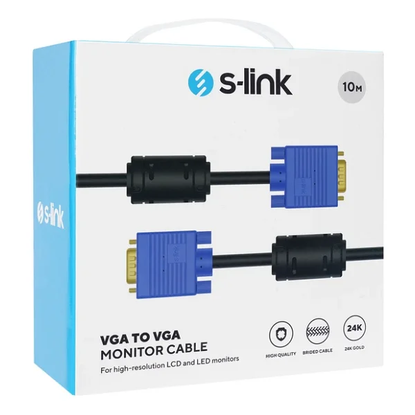 S-Link Slx-177 10 M Vga Kablo - Görsel 5