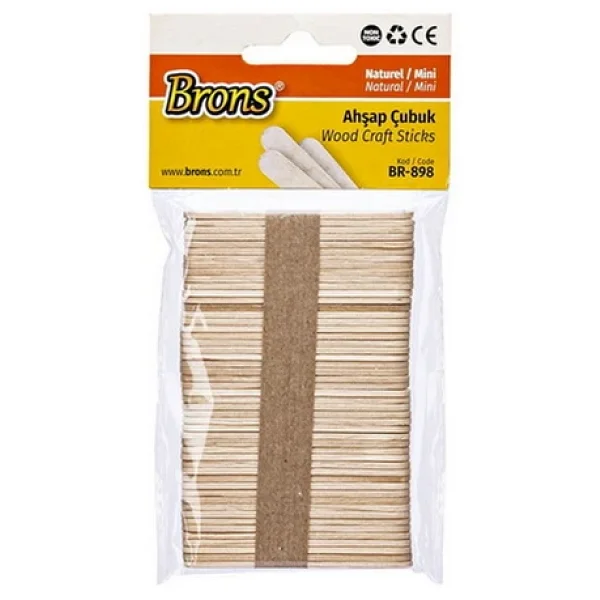 Brons Ahşap Çubuk Naturel Mini Br-898 - Görsel 5