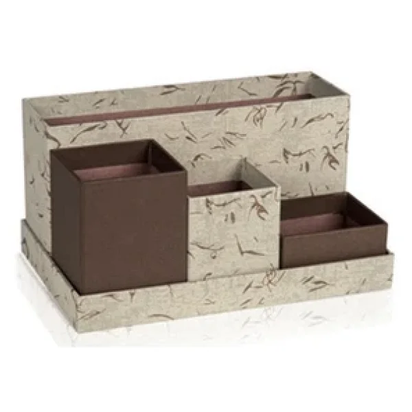 Gıpta Masa Üstü Organizer Set Dodder Cream 4 Havuzlu Large Org1612 - Görsel 3