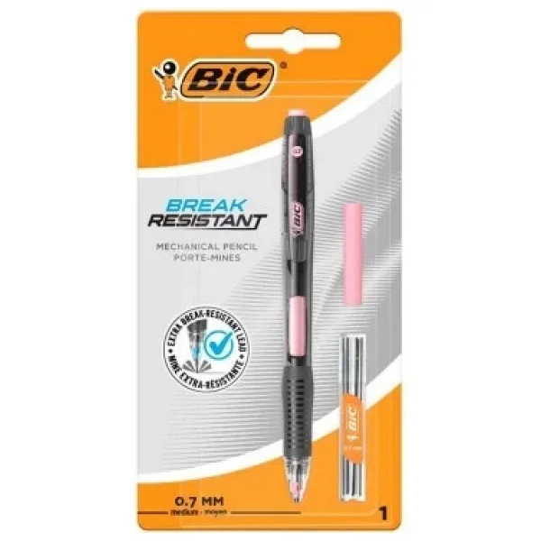 Bic Break Resistant Versatil Kalem 1 Kalem+1 Silgi+6 Lı Min Blister Paket 527476 - Görsel 4