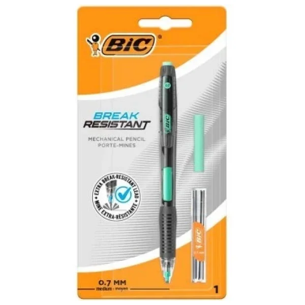 Bic Break Resistant Versatil Kalem 1 Kalem+1 Silgi+6 Lı Min Blister Paket 527476 - Görsel 3