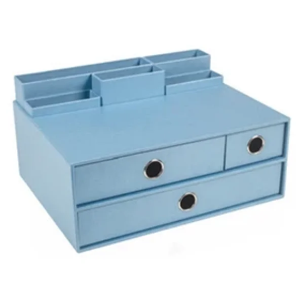 Gıpta Masa Üstü Organizer Set Pearl Light Blue 3 Çekmeceli Multi Org1782 - Görsel 3