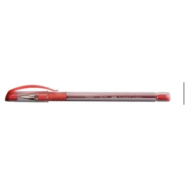Faber-Castell 1425 İğne Uçlu 10'lu Paket Kırmızı Tükenmez Kalem - Görsel 6