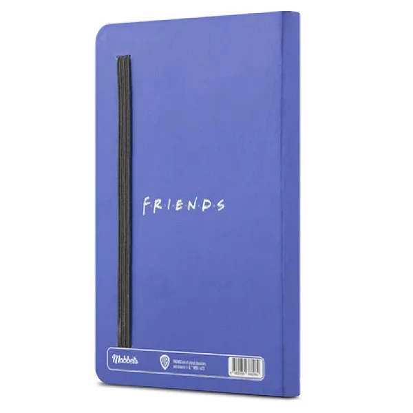 Mabbels Friends Sert Kapak Lastikli Mini Not Defteri Pizza Mor 80 Yaprak Çizgisiz 9x14cm Dft-388289 - Görsel 4