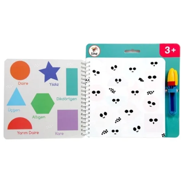 Lino Aqua Magic Eğlenelim Öğrenelim Sihirli Boyama Kitabı - Kolektif - Görsel 6