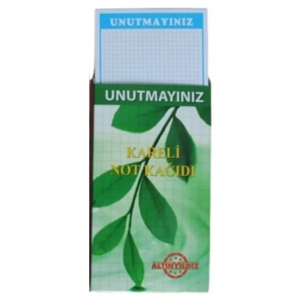 Altınyıldız Unutmayınız Kartı 50 Yaprak Kareli Uk-278 (12 Paket) - Görsel 3