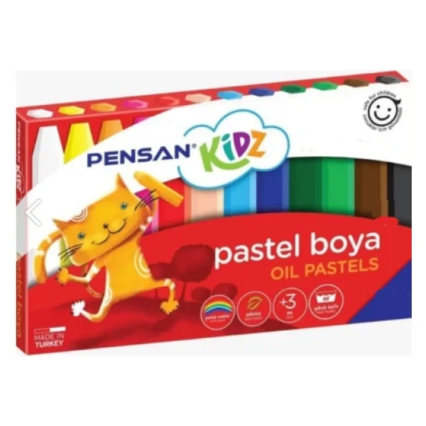 Pensan Kidz 18'li Yağlı Pastel Boya - Görsel 3