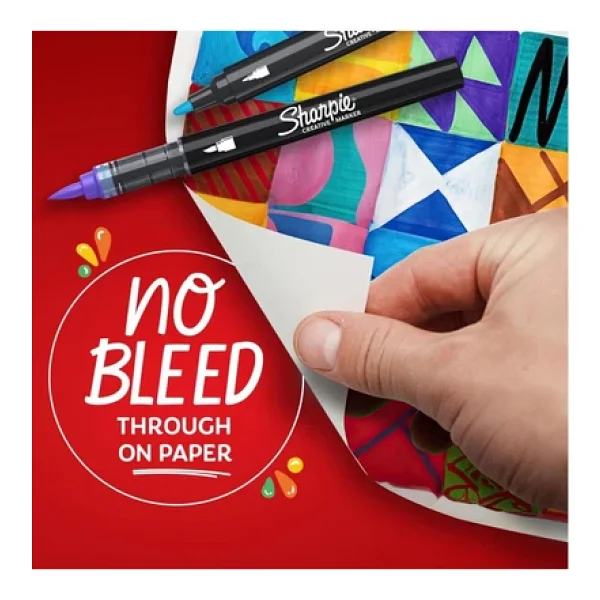 Sharpie Creative Yuvarlak Uçlu 12'li Akrilik Marker Kalem Seti - Görsel 5