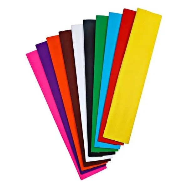 Bafix Krapon Kağıdı 50x200 Cm Karışık Renk (10 Lu Paket) - Görsel 3