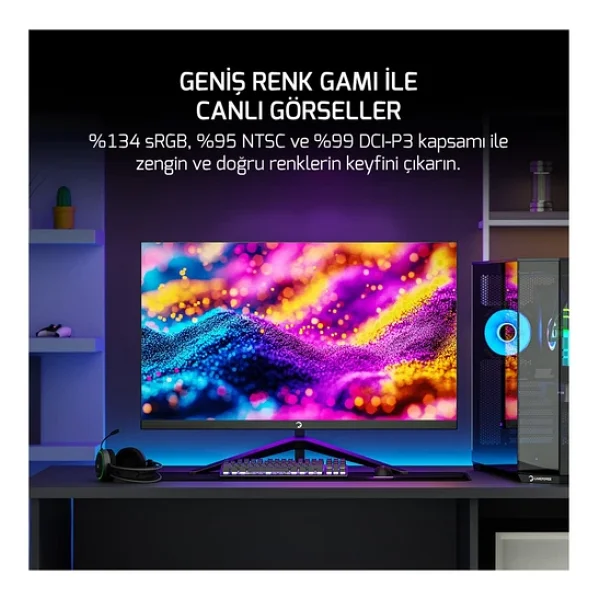 Gamepower Sonic V40 27" 0.5 Ms Full HD Ips 240 Hz Oyuncu Monitörü - Görsel 10