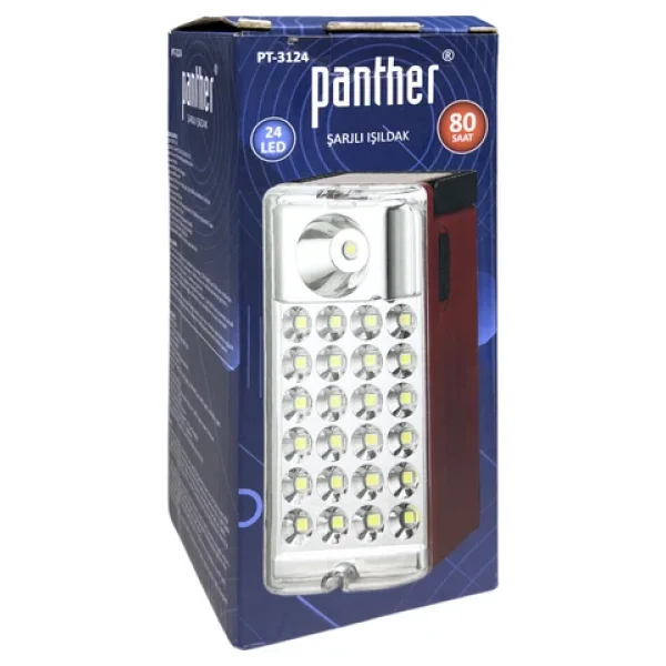 Panther Pt-3124 24 Smd LED Mini Şarjlı Işıldak - Görsel 6