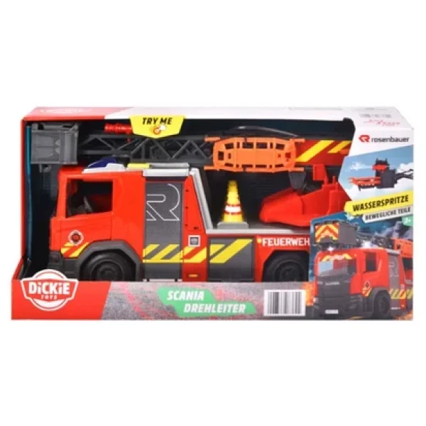 Dickie Scania Sesli Işıklı İtfaiye Aracı 35 Cm 203716017038 - Görsel 6