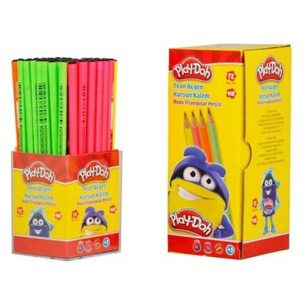 Play-Doh Kurşun Kalem Neon Kk018 (72 Li Paket) - Görsel 3