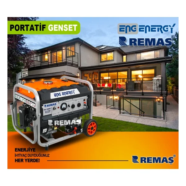 Energy Km8000me 6.5 Kva Marşlı Benzinli Jeneratör - Görsel 4