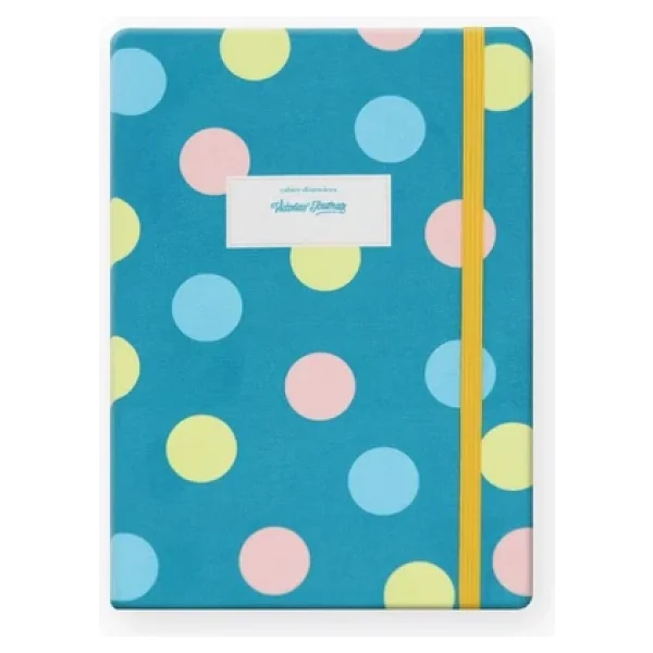Victoria's Journals Tendy Polka Dots 9x14cm 80 Yaprak Bloknot Not Defteri Noktalı 80 Gram - Görsel 4