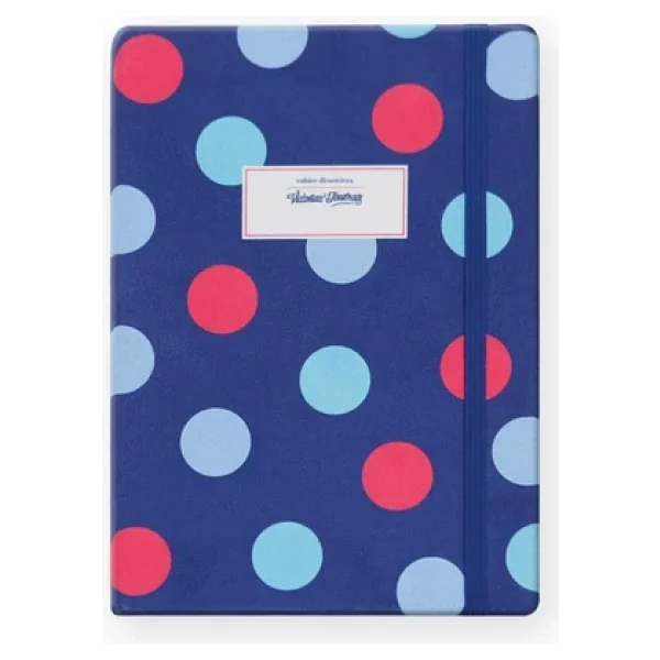 Victoria's Journals Tendy Polka Dots 9x14cm 80 Yaprak Bloknot Not Defteri Noktalı 80 Gram - Görsel 2