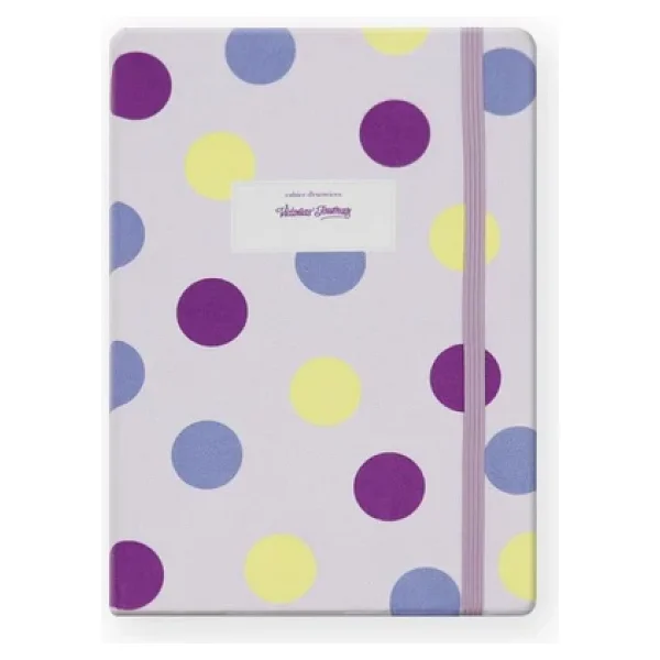 Victoria's Journals Tendy Polka Dots 9x14cm 80 Yaprak Bloknot Not Defteri Noktalı 80 Gram - Görsel 3