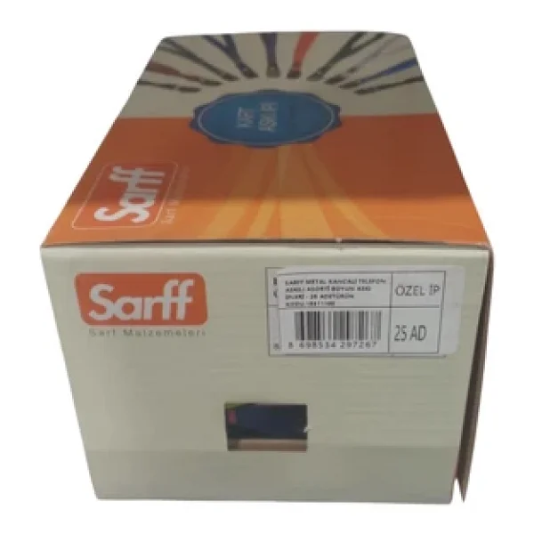 Sarff Kart Askı İpi Metal Klipsli Telefon Askılı 15211100 - 25'li Paket - Görsel 5
