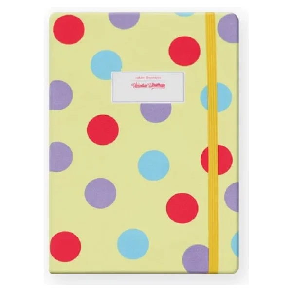 Victoria's Journals Tendy Polka Dots 9x14cm 80 Yaprak Bloknot Not Defteri Noktalı 80 Gram - Görsel 6