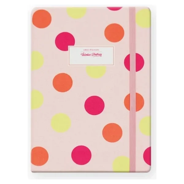 Victoria's Journals Tendy Polka Dots 9x14cm 80 Yaprak Bloknot Not Defteri Noktalı 80 Gram - Görsel 5