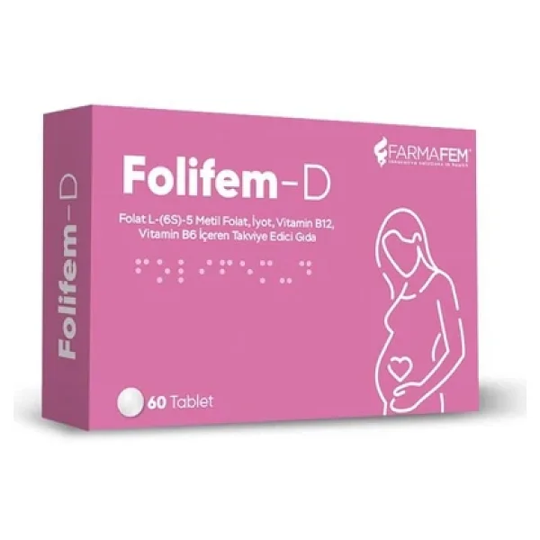 Farmafem Folifem D 60 Tablet - Görsel 4