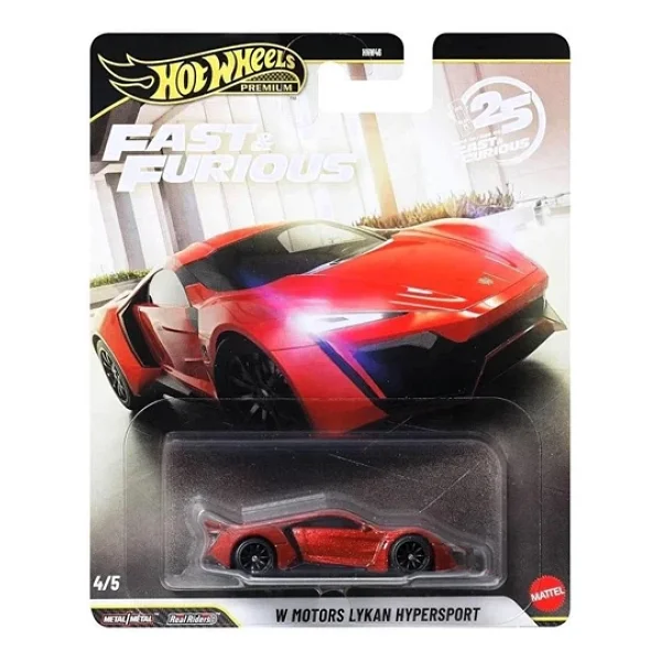 Hot Wheels Fast And Furious Premium 25. Yıl W Motors Lykan Hypersport Hnw46-Jhw70 - Görsel 4