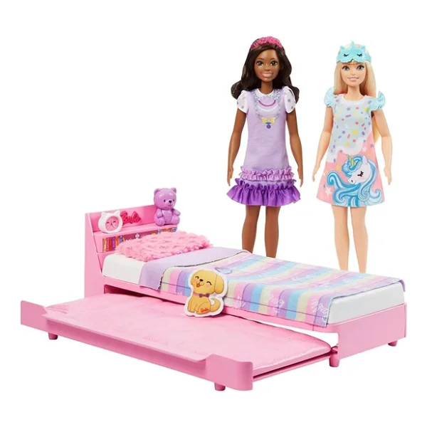 Barbie İlk Bebeğim Barbie'nin Yatağı Oyun Seti Hmm64 - Görsel 8
