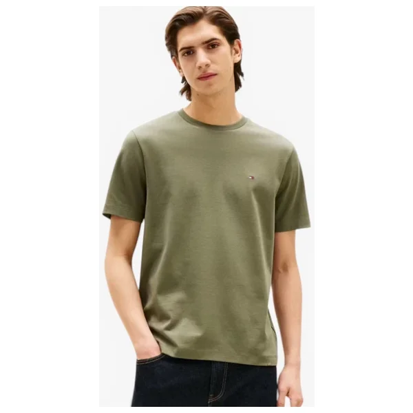 Tommy Hilfiger Light Interlock Mw0mw37508 Kısa Kollu Yuvarlak Yaka Erkek Tişört - Görsel 4