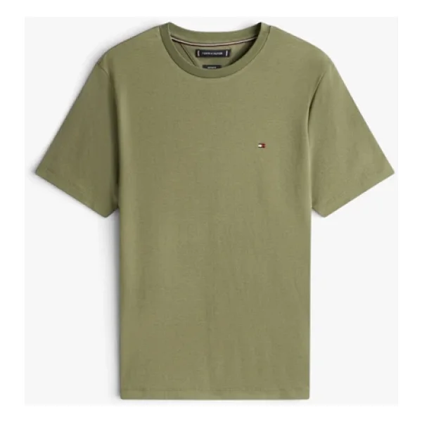 Tommy Hilfiger Light Interlock Mw0mw37508 Kısa Kollu Yuvarlak Yaka Erkek Tişört - Görsel 3
