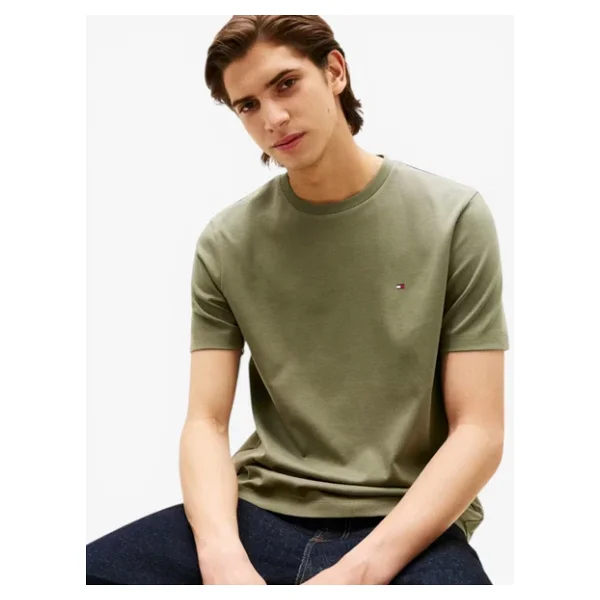 Tommy Hilfiger Light Interlock Mw0mw37508 Kısa Kollu Yuvarlak Yaka Erkek Tişört - Görsel 5
