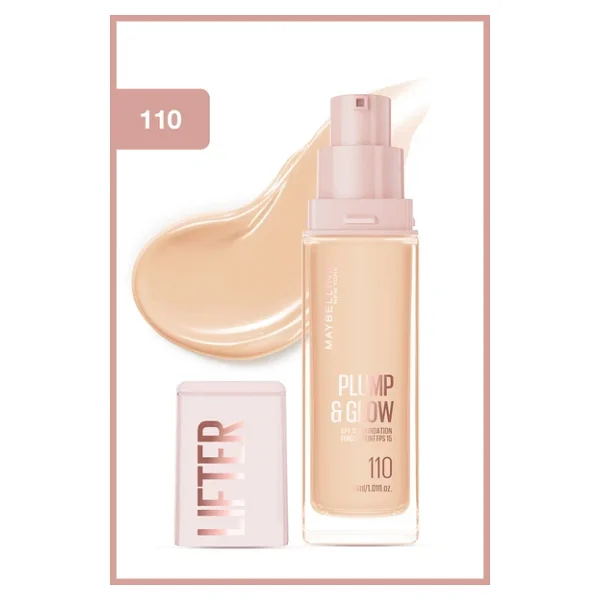 Maybelline New York Lifter Plump & Glow Spf 15 110 30 Ml Krem Fondöten - Görsel 2