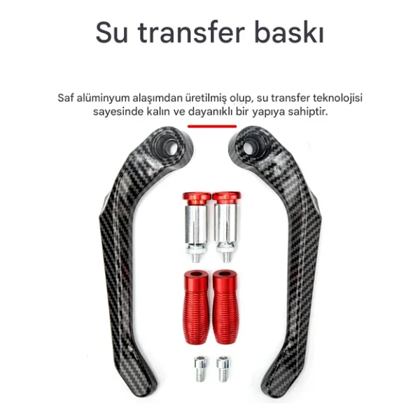 Tvs Ntorq Manet Koruma Karbon Desenli-Mavi Dekorlu-Mkm12876 - Görsel 5