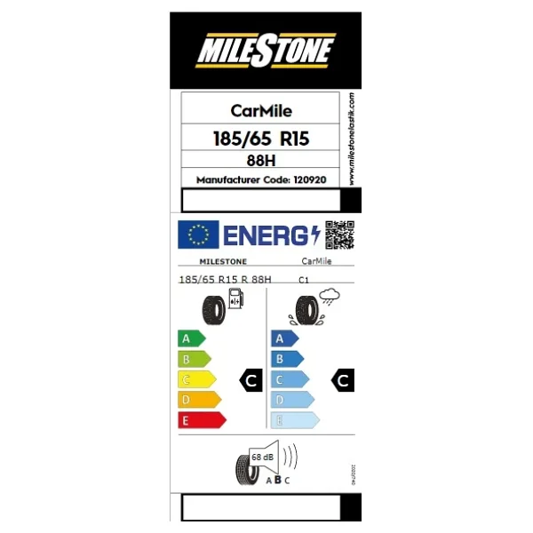 Milestone Carmile 185/65 R15 88h Yaz Lastiği - Görsel 4