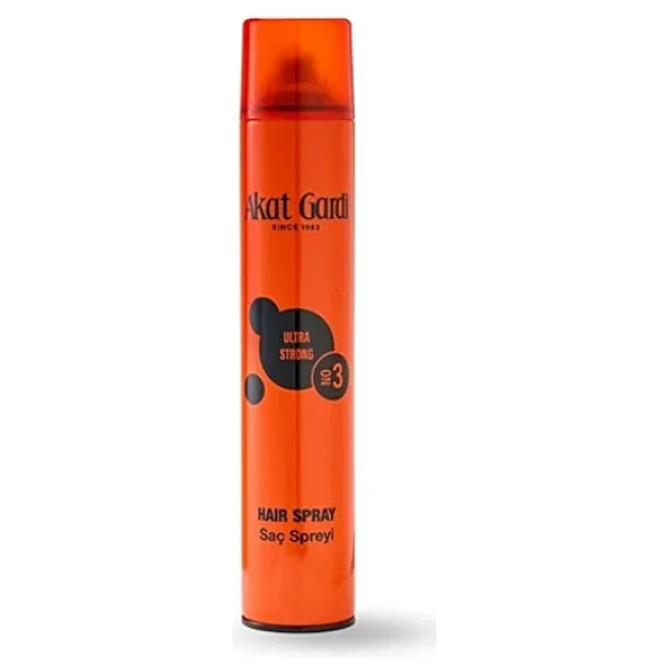 Akat Gardi No:3 Ultra Strong 400 Ml Saç Spreyi - Görsel 4