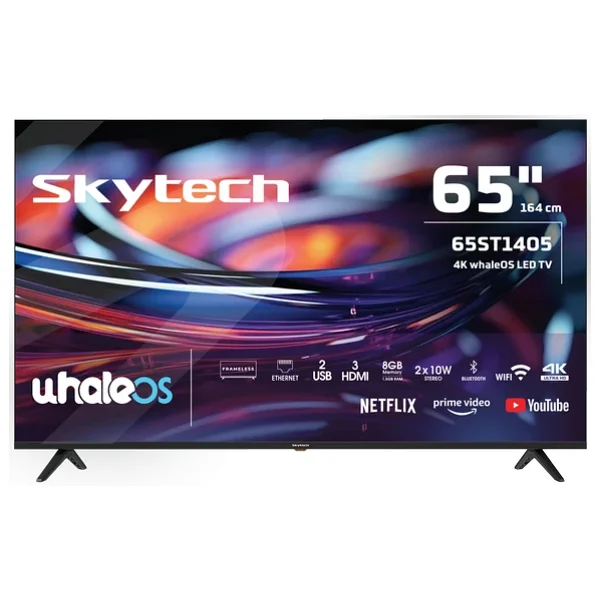 Skytech 65st4105 4K Ultra HD 65" 165 Ekran Uydu Alıcılı Smart LED TV - Görsel 4