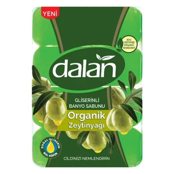Dalan Gliserinli Organik Zeytinyağlı 4x150 Gr Banyo Sabunu - Görsel 3
