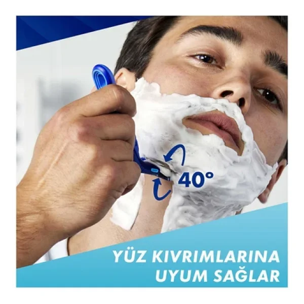 Gillette Sensor3+ Comfort 4 Başlıklı Tıraş Bıçağı - Görsel 7